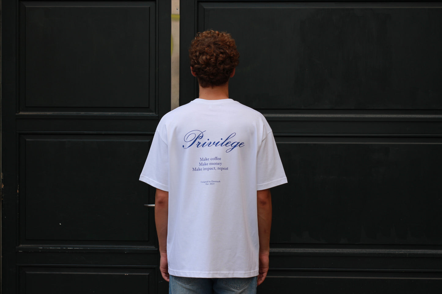 Box Fit Heavy T-shirt, Blue